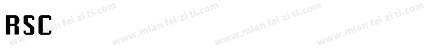 RSChiTown Medium字体转换
